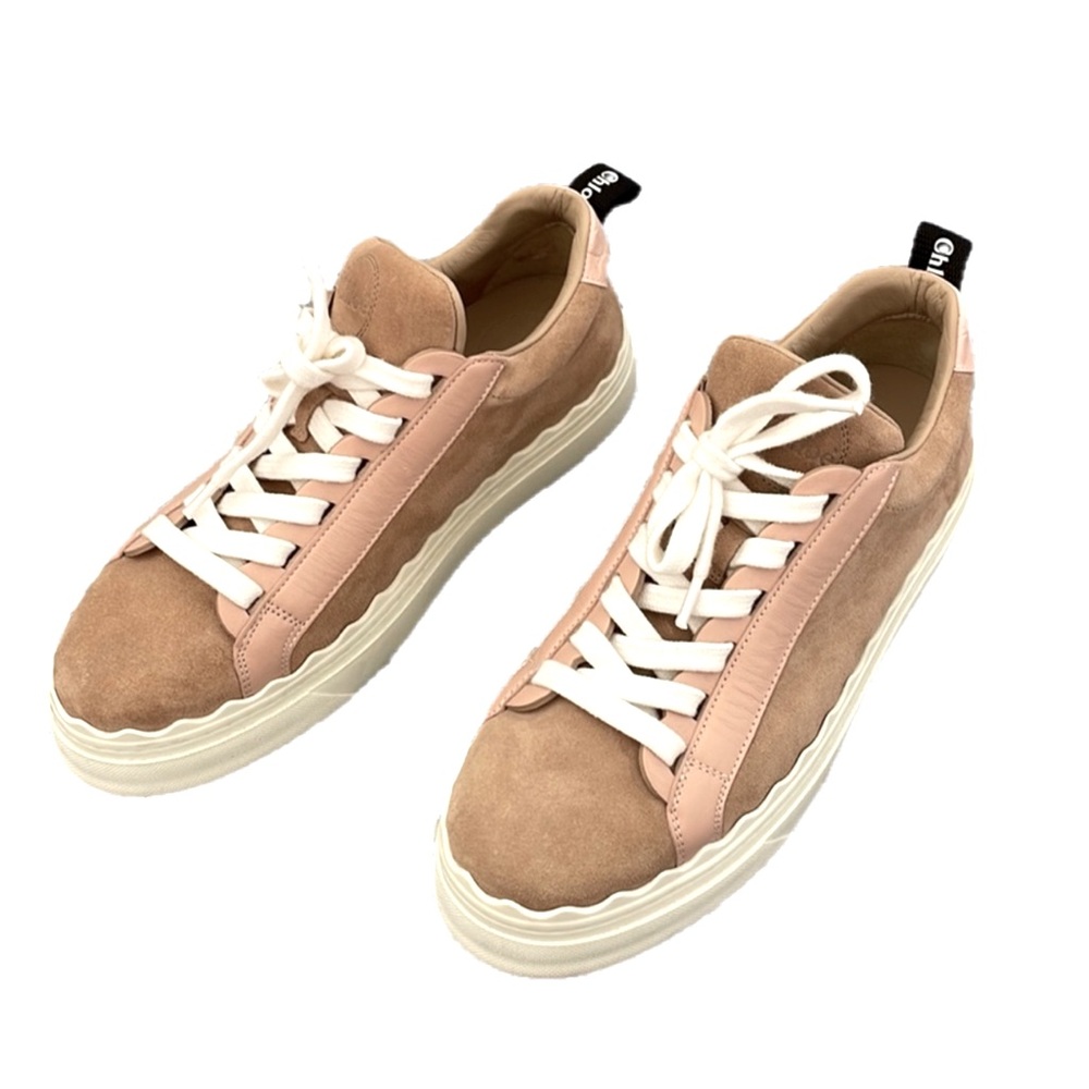 Chloe Lauren Platform Suede Sneakers
